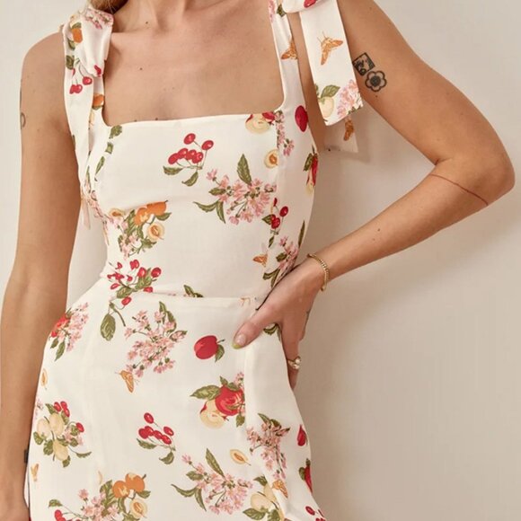 Tropical Bloom Maxi Dress – Breezy Chiffon - Picture 5 of 5